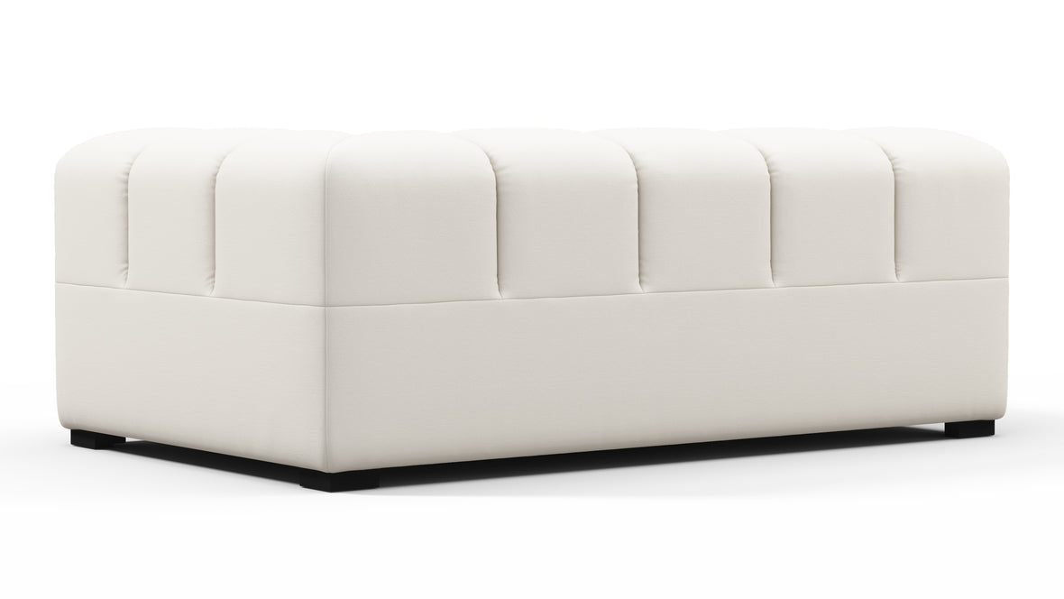 Tufty Outdoor - Tufty Outdoor Module, Extra Large Right Corner, Soft White Performance Weave