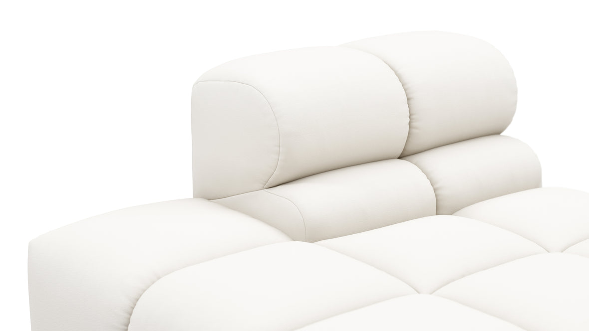 Tufty Outdoor - Tufty Outdoor Module, Left Chaise, Armless, Soft White Performance Weave