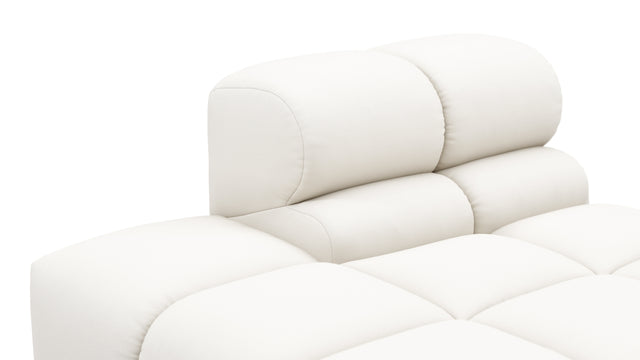 Tufty Outdoor - Tufty Outdoor Module, Left Chaise, Armless, Soft White Performance Weave