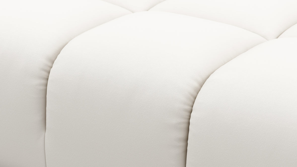 Tufty Outdoor - Tufty Outdoor Module, Left Chaise, Armless, Soft White Performance Weave