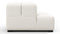 Tufty Outdoor - Tufty Outdoor Module, Left Chaise, Armless, Soft White Performance Weave