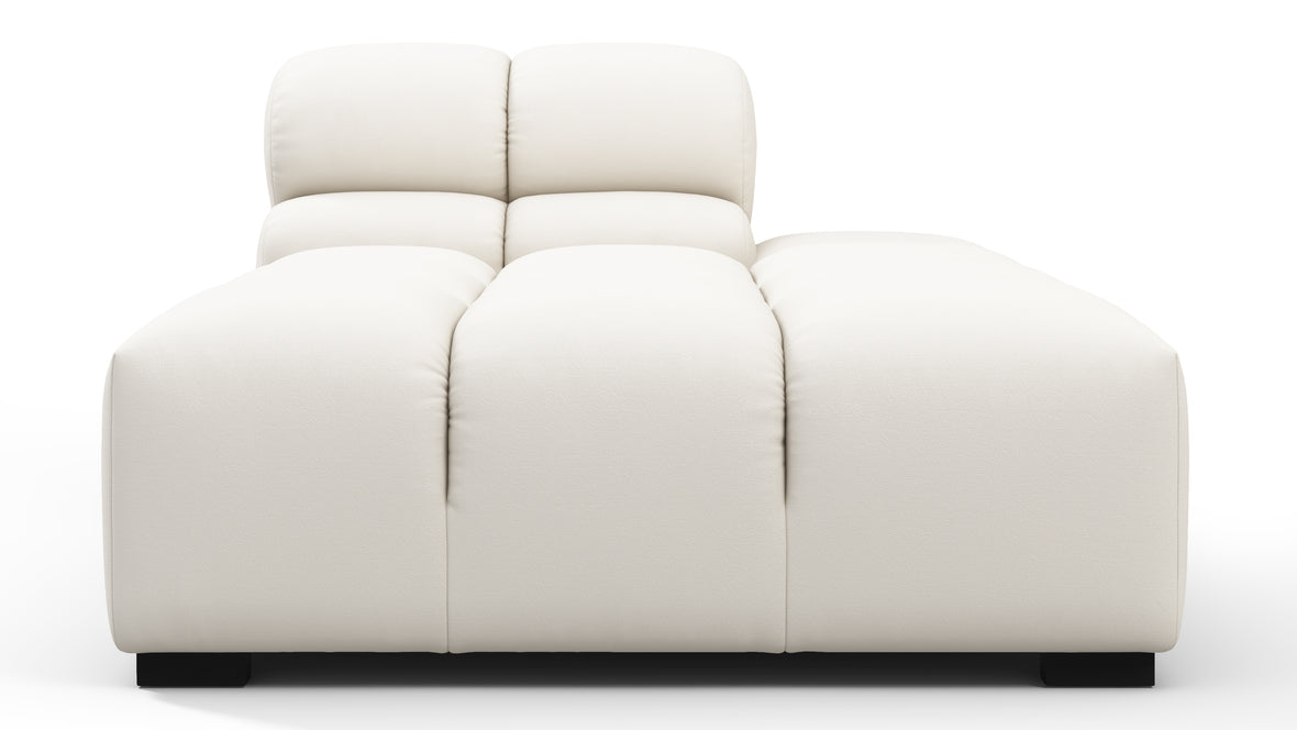 Tufty Outdoor - Tufty Outdoor Module, Right Chaise, Armless, Soft White Performance Weave