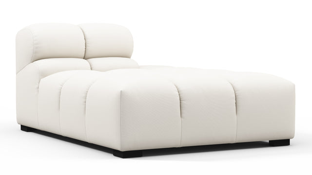 Tufty Outdoor - Tufty Outdoor Module, Right Chaise, Armless, Soft White Performance Weave