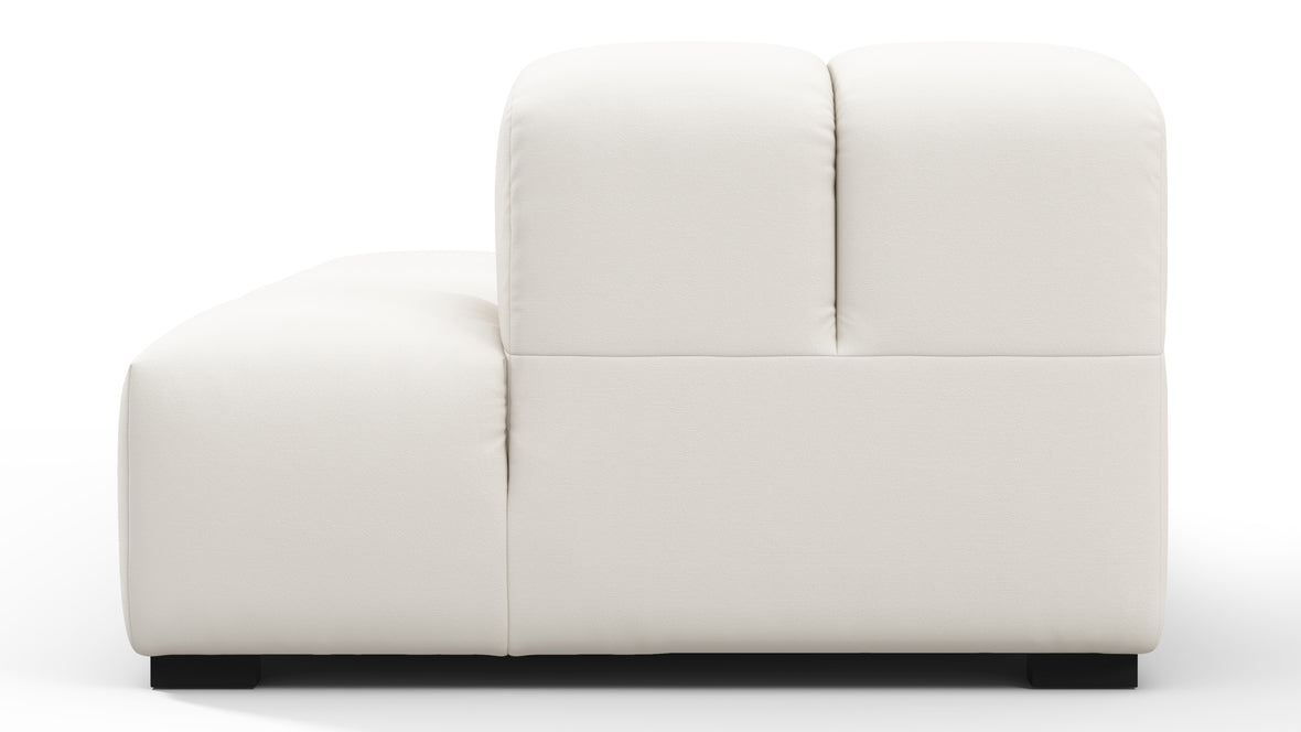 Tufty Outdoor - Tufty Outdoor Module, Right Chaise, Armless, Soft White Performance Weave