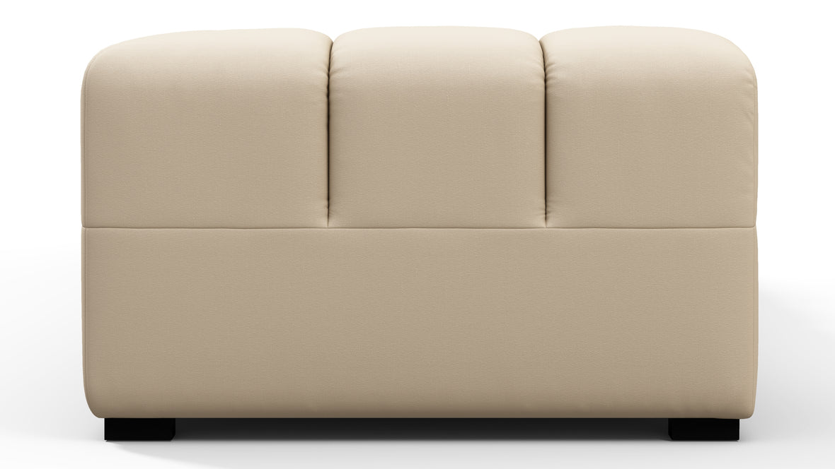 Tufty Outdoor - Tufty Outdoor Sectional, Extra Large Sofa, Latte Performance Weave