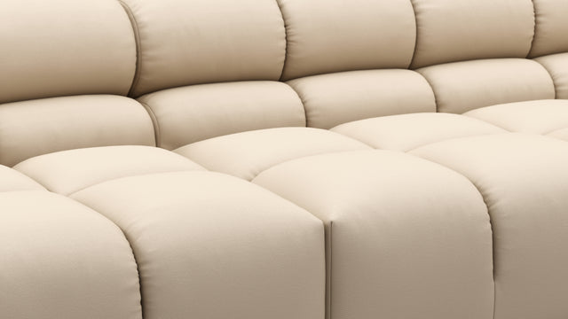 Tufty Outdoor - Tufty Outdoor Sectional, Large, Left Chaise, Latte Performance Weave