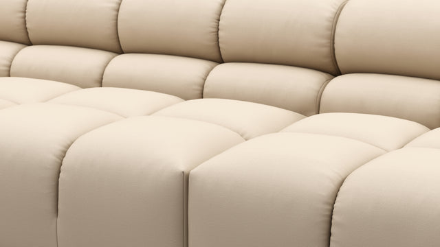 Tufty Outdoor - Tufty Outdoor Sectional, Large, Right Chaise, Latte Performance Weave