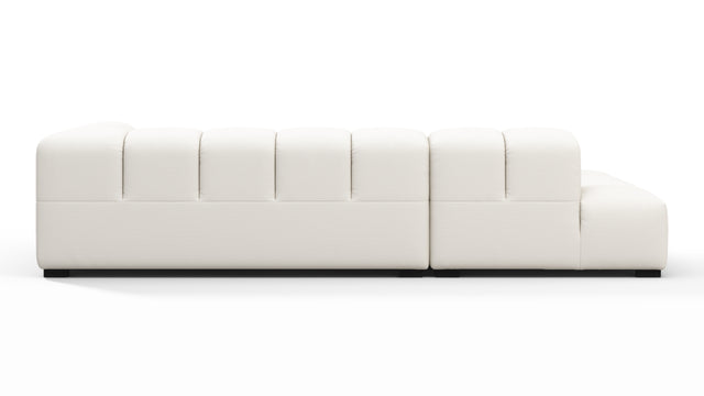 Tufty Outdoor - Tufty Outdoor Sectional, Small L, Left, Soft White Performance Weave