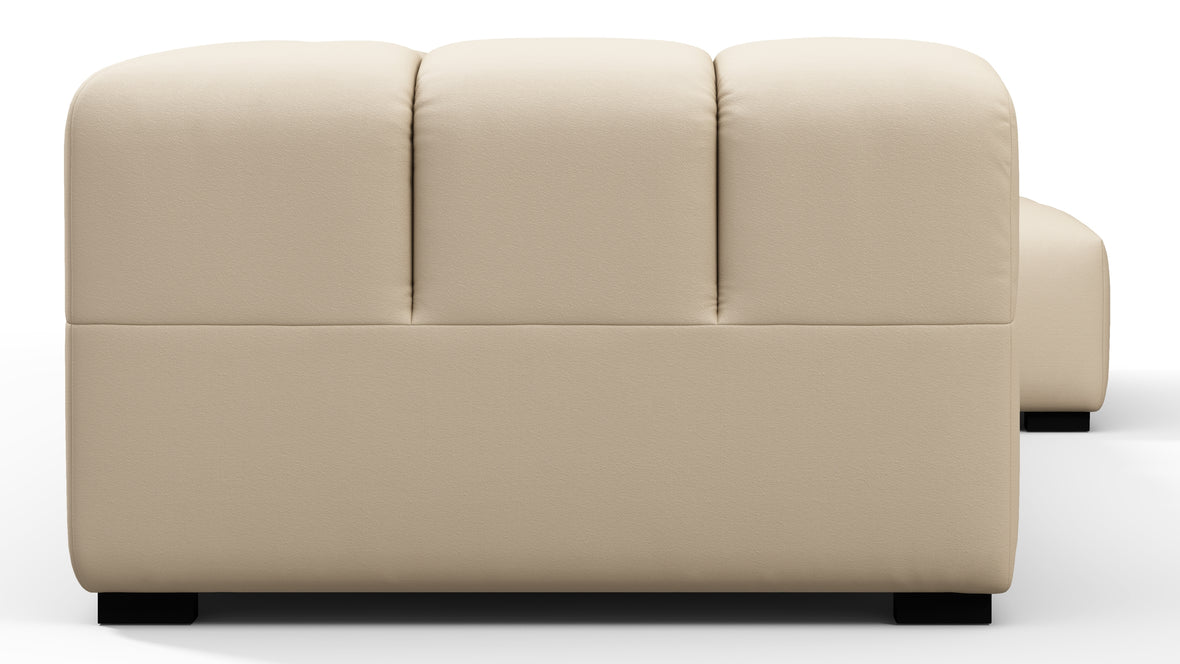 Tufty Outdoor - Tufty Outdoor Sectional, Small L, Right, Latte Performance Weave