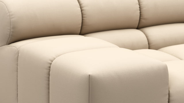 Tufty Outdoor - Tufty Outdoor Sectional, Small, Left Chaise, Latte Performance Weave