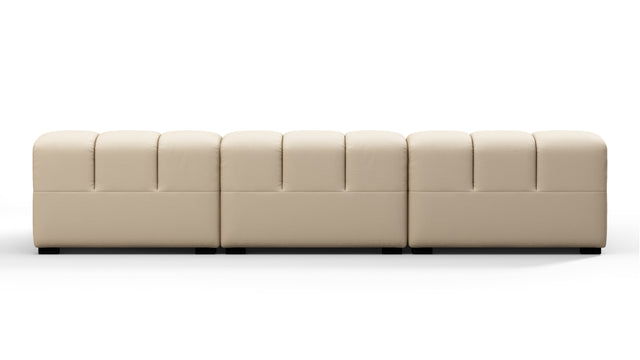 Tufty Outdoor - Tufty Outdoor Sectional, Small, Right Chaise, Latte Performance Weave