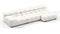 Tufty Outdoor - Tufty Outdoor Sectional, Small, Right Chaise, Soft White Performance Weave