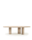 Venti Organic Travertine Dining Table