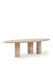 Venti Organic Travertine Dining Table