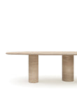 Venti Organic Travertine Dining Table