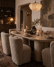 Dining Chairs Mykonos Block Base Upholstered Dining Chair