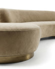 3 Seaters Serpentine Sofa