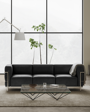 Corbusier Grand Modele Three Seater Sofa