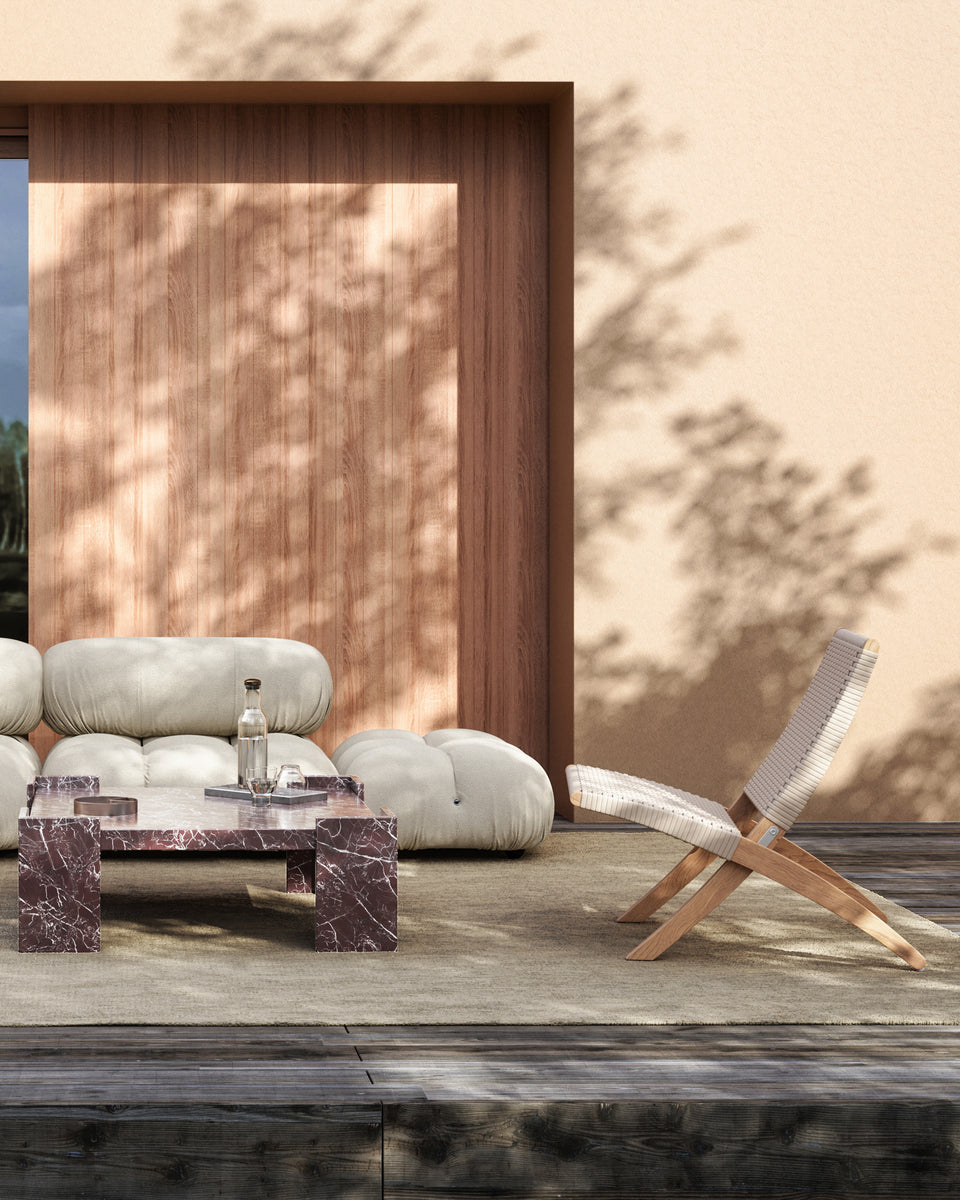 Cuba Outdoor Chair, Natural Teak – Interior Icons
