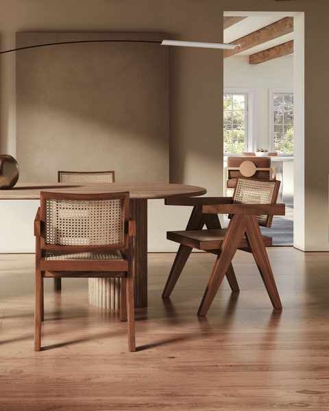 Chandigarh Armchair, Walnut – ICONS