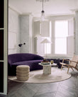 3 Seaters Julep Sofa, Grape Velvet
