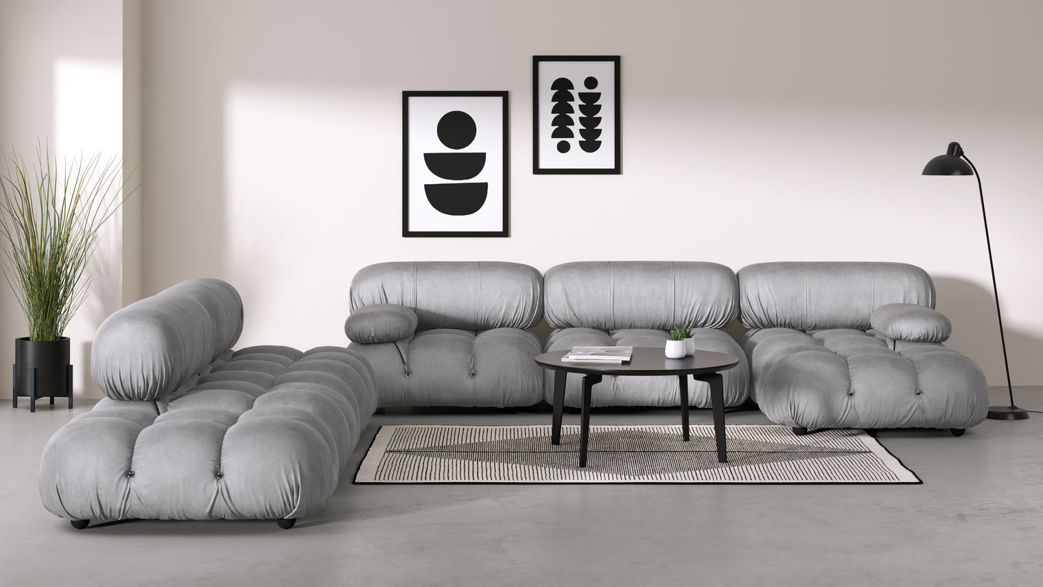 Stylish Sectional|With the Belia’s sectional design, you can create a sofa that suits your space. The soft curves of each carefully crafted cushion create a luxurious and comfortable seat for the ultimate in stylish comfort.
