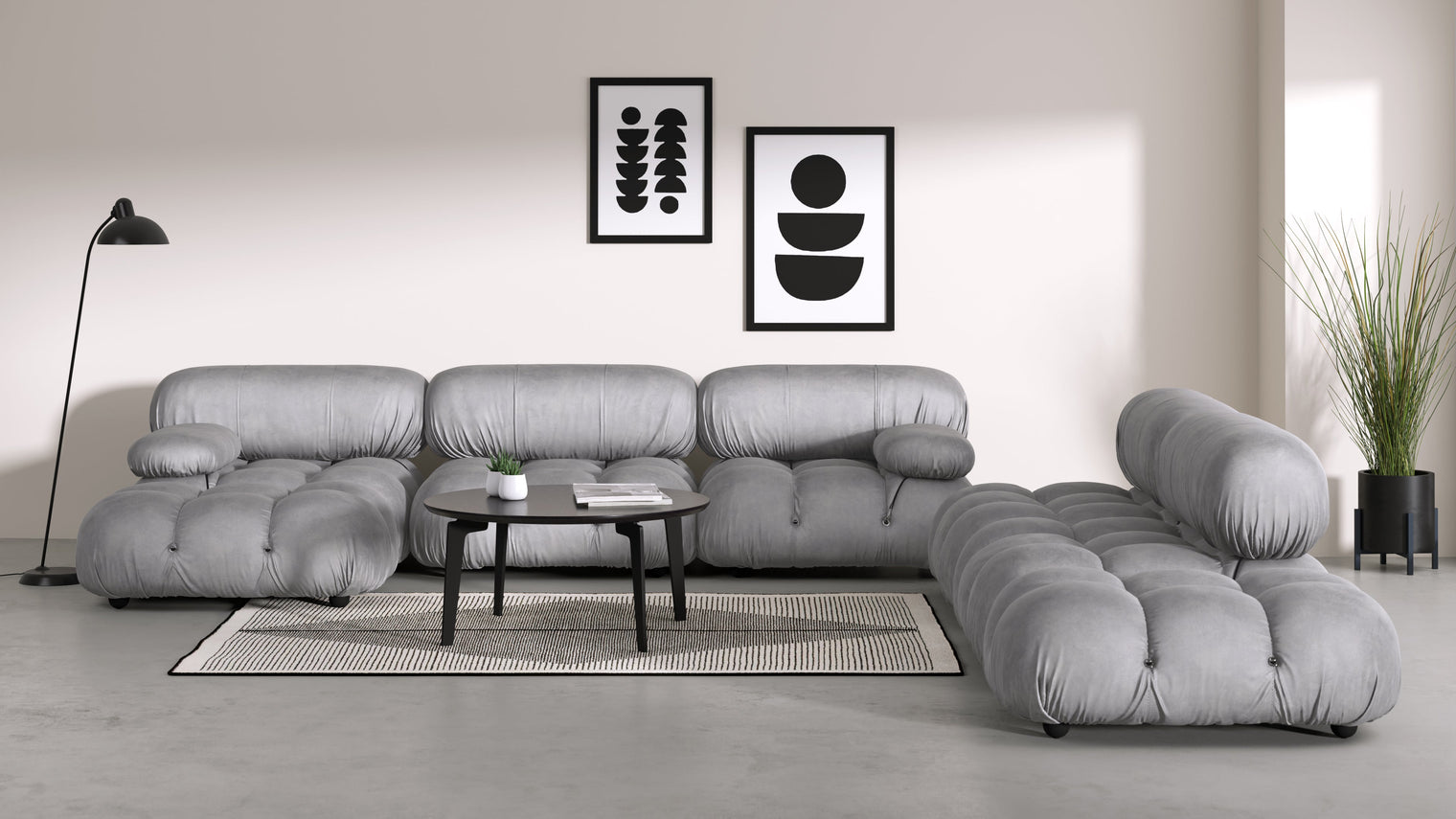 Stylish Sectional|With the Belia’s sectional design, you can create a sofa that suits your space. The soft curves of each carefully crafted cushion create a luxurious and comfortable seat for the ultimate in stylish comfort.
