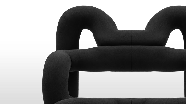 Embrace Your Space | With its extraordinary design, the Ekstrem Chair offers a seating experience that transcends the ordinary. Its unconventional contours and plush padding create a sense of enveloping comfort, allowing you to relax and unwind in a uniquely supportive embrace. The thoughtfully chosen upholstery adds a touch of personality and style to this exceptional chair.

