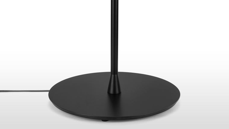 Minimalist Charm | The lamp's sleek design features a slender steel stem and a minimalistic base, expertly crafted to provide both stability and an ethereal quality. The stem gracefully extends from the base, delicately suspending the spherical shade, giving the impression that the diffuser is floating – a true testament to its modern aesthetics.
