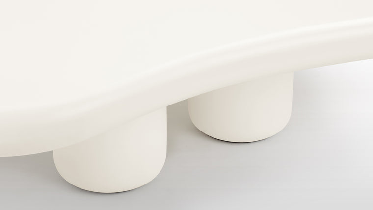 Add a Touch of Whimsy to your Space | Despite its minimalist design, the Wave Coffee Table exudes a subtle playfulness. The curves and contours evoke a sense of movement, as if frozen in a moment of graceful motion. This dynamic quality infuses the space with energy, encouraging conversation and creativity.
