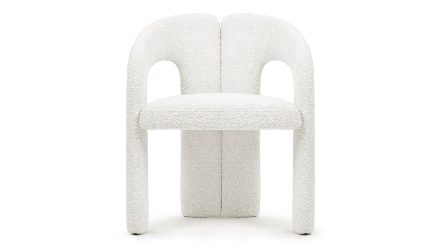 Adele - Adele Chair, White Boucle