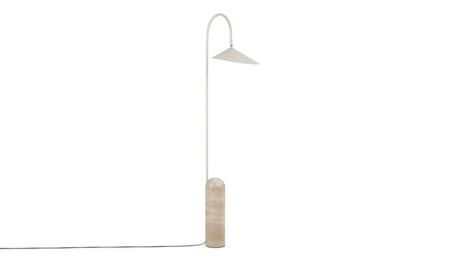 Elegant Illumination | Versatility is a key feature of the Audo Floor Lamp. Whether placed in a living room, bedroom, or study, it enhances the ambiance with its warm, diffused light, creating a cozy atmosphere. The adjustable shade allows for customizable illumination, catering to different lighting preferences and needs.
