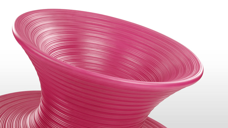 Lightweight, Durable, Dynamic | In terms of construction, the Spun Chair is ingeniously engineered. Made from rotationally molded polyethylene, the chair is lightweight yet durable, suitable for both indoor and outdoor use. Its hollow interior allows for easy handling and transport while maintaining structural integrity.
