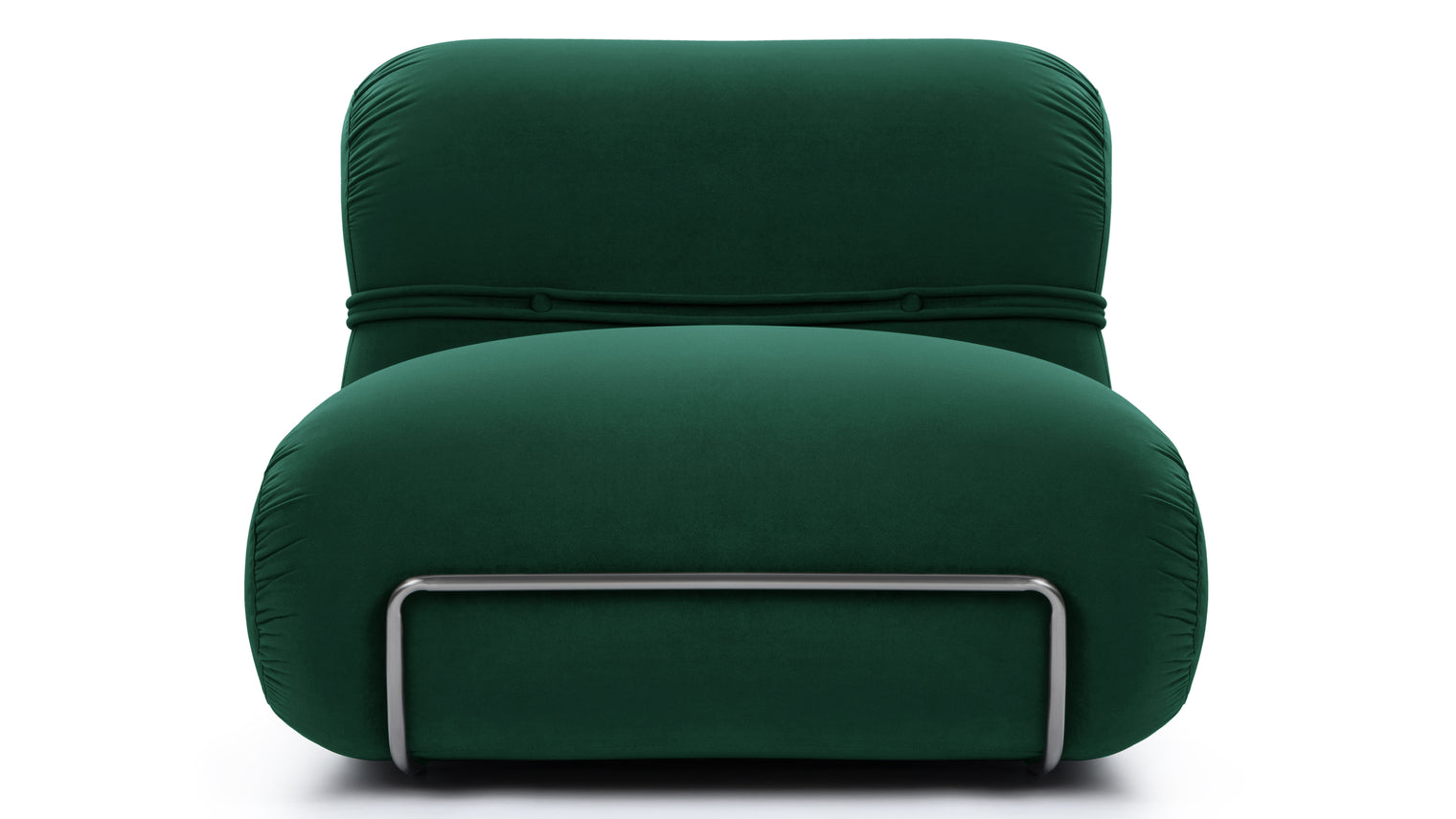 Bao - Bao Lounge Chair, Emerald Velvet