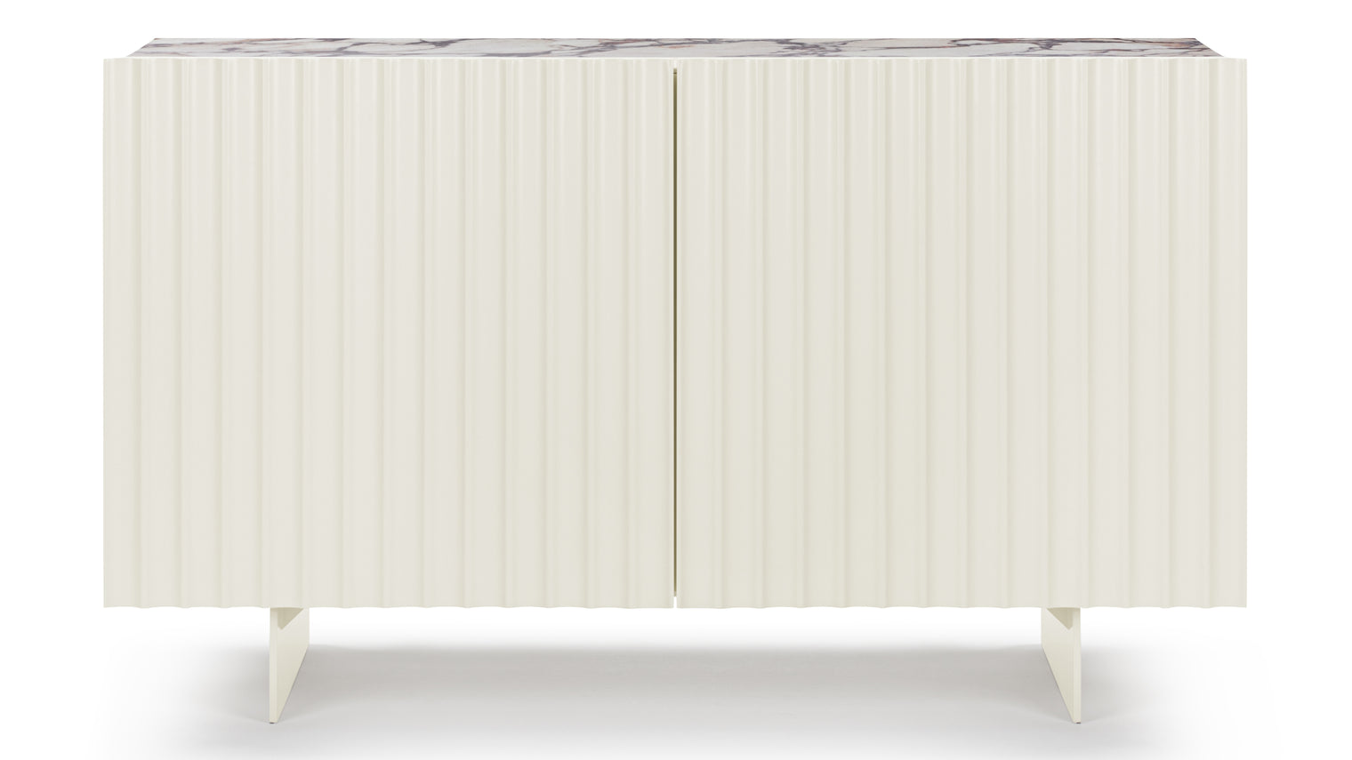 Cece - Cece Small Sideboard, Ivory and Ceramic