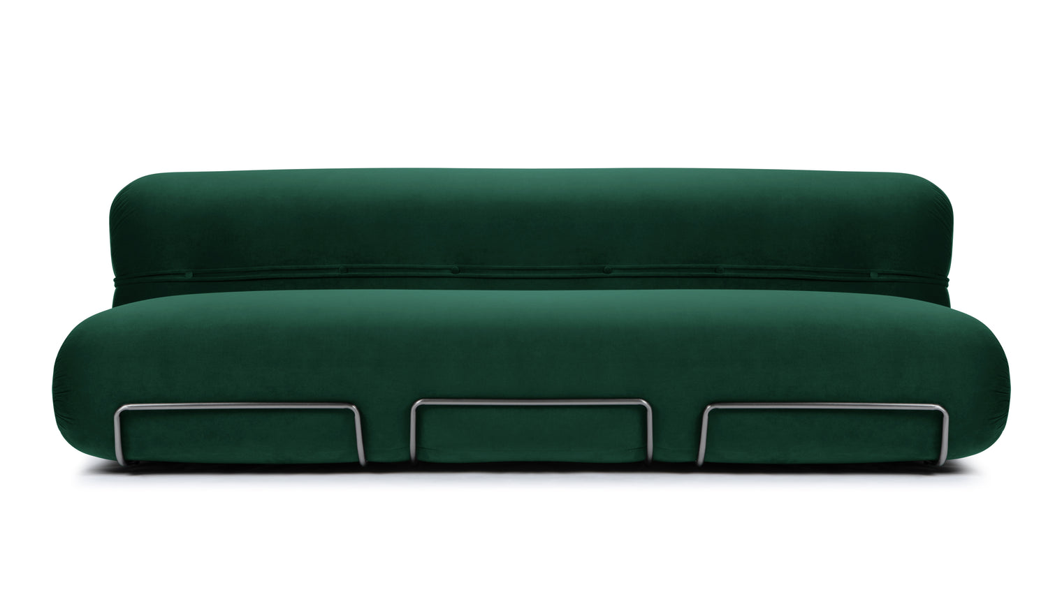 Bao - Bao Three Seater Sofa, Emerald Velvet