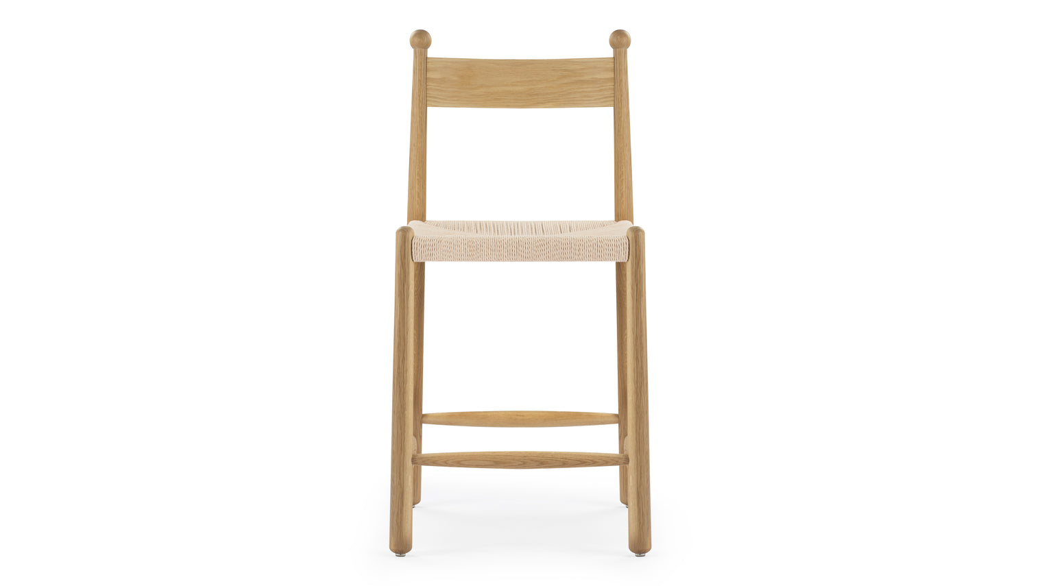 Sara - Sara Bar Stool, Oak, Seat Height 24in