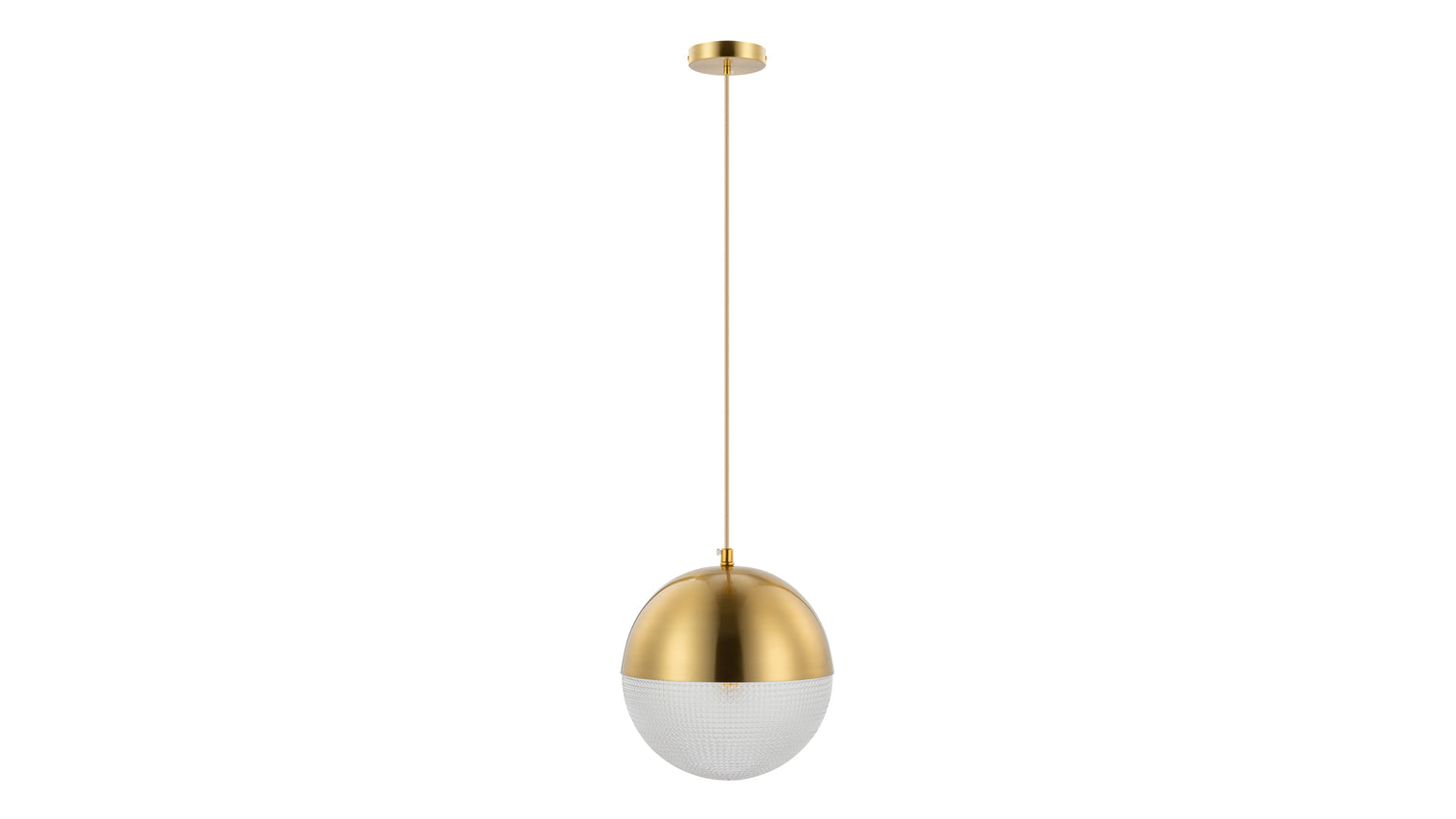 Dramatic Lighting | Featuring an elegant and dramatic spherical profile, the Sol Pendant Light radiates light like a miniature sun. Available in classic colors, this light creates an attractive focal point in any space.
