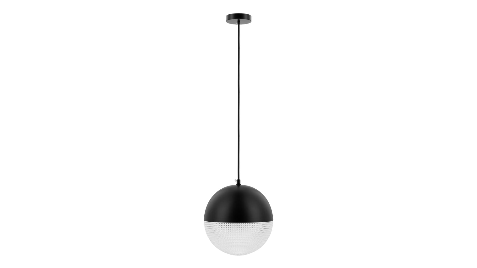 Dramatic Lighting | Featuring an elegant and dramatic spherical profile, the Sol Pendant Light radiates light like a miniature sun. Available in classic colors, this light creates an attractive focal point in any space.
