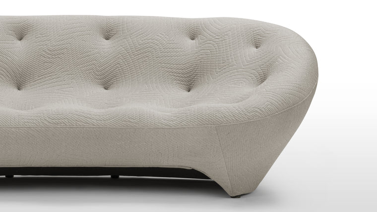 Unique Seating Solution | The Ploum Sofa accommodates multiple seating positions, offering flexibility and comfort whether one is sitting upright, reclining, or lying down. Its deep seat and supportive backrest make it an ideal spot for relaxation, conversation, or even napping. This versatility caters to modern lifestyles, providing adaptable furniture solutions.
