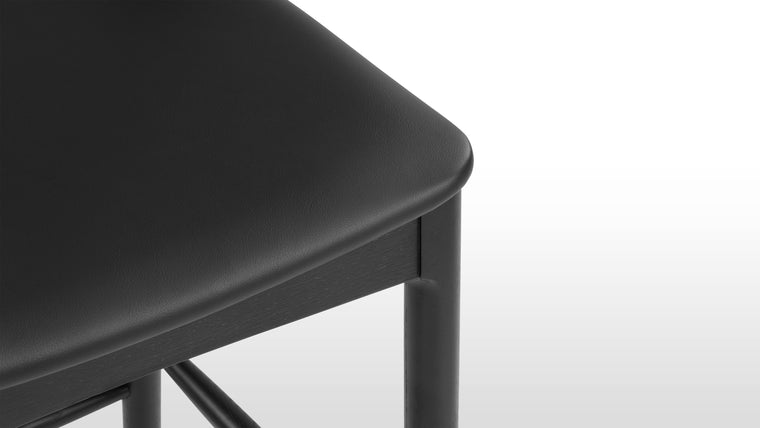PERFECTLY PRACTICAL | Courtesy of its minimalist silhouette and smart design, the Elbow Counter Stool is lightweight small space friendly. Change up your dining and office space effortlessly with this chic seat.
