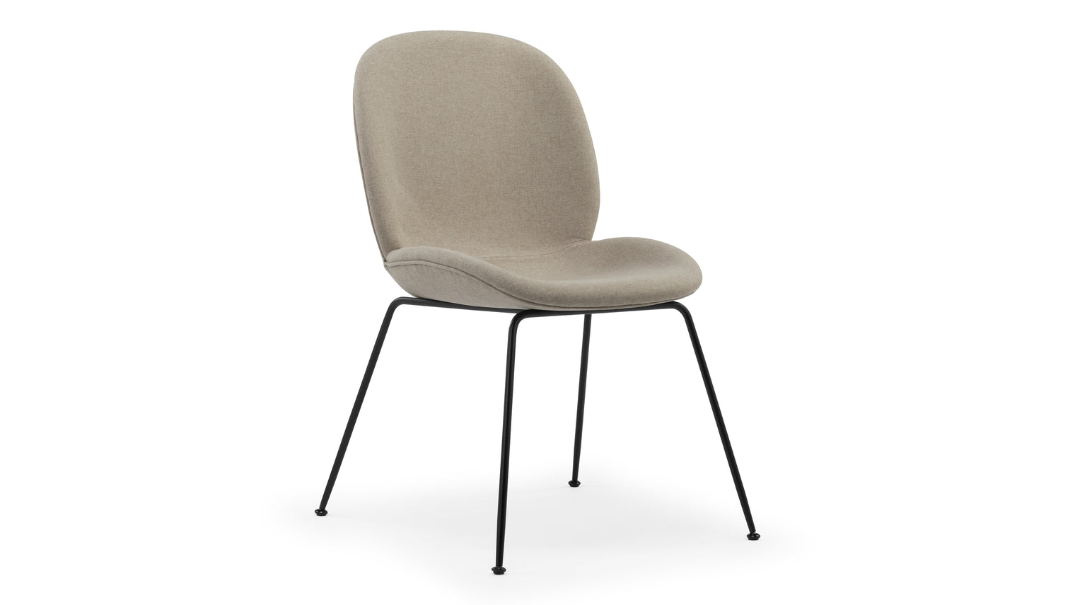 Beetle - Beetle Side Chair, Biscotti Brushed Weave