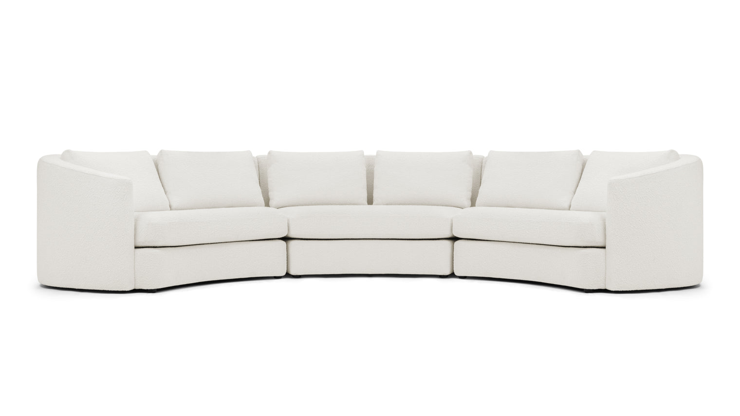 Lanvin - Lanvin Semi Circle Sofa, Pearl Boucle