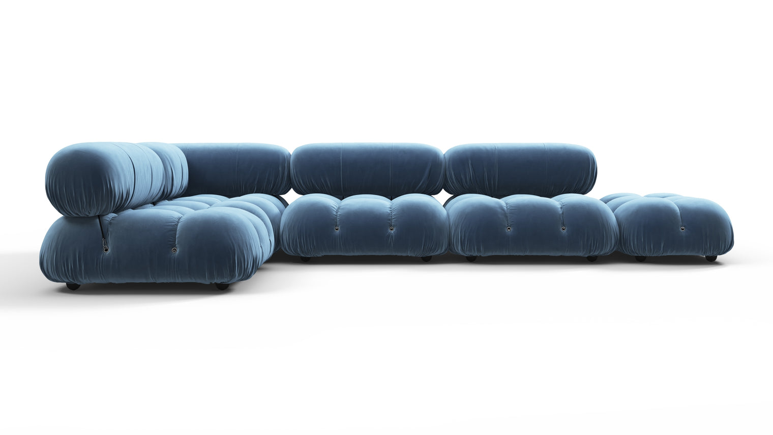 STYLISH SECTIONAL | With the Belia’s sectional design, you can create a sofa that suits your space. The soft curves of each carefully crafted cushion create a luxurious and comfortable seat for the ultimate in stylish comfort.
