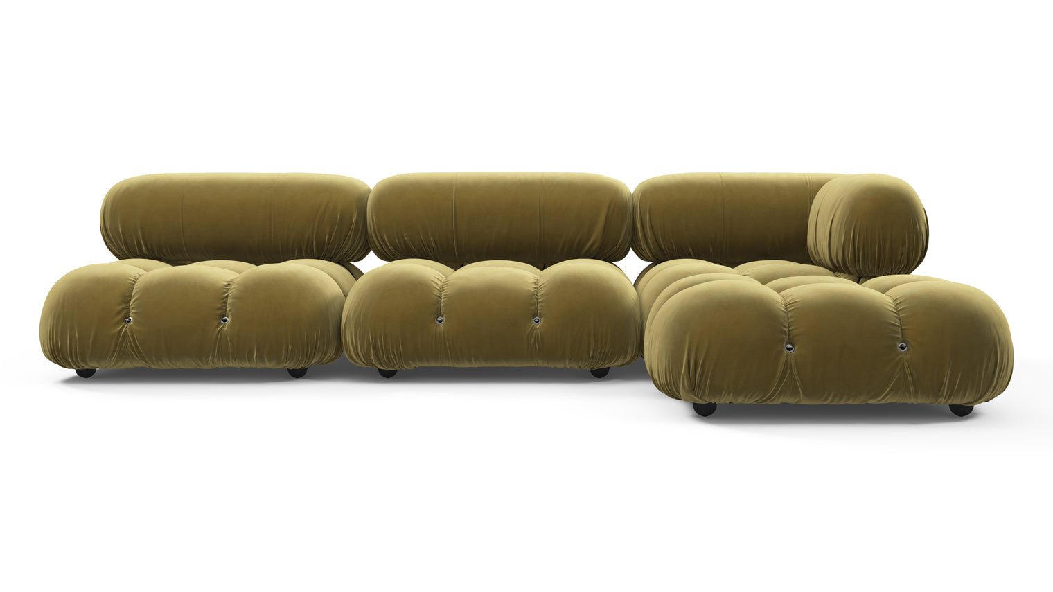 STYLISH SECTIONAL | With the Belia’s sectional design, you can create a sofa that suits your space. The soft curves of each carefully crafted cushion create a luxurious and comfortable seat for the ultimate in stylish comfort.
