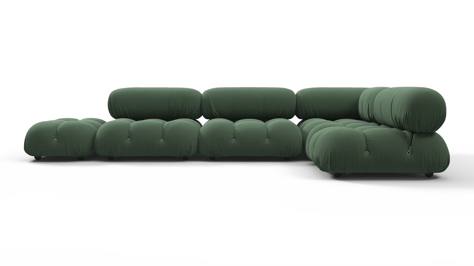 STYLISH SECTIONAL | With the Belia’s sectional design, you can create a sofa that suits your space. The soft curves of each carefully crafted cushion create a luxurious and comfortable seat for the ultimate in stylish comfort.
