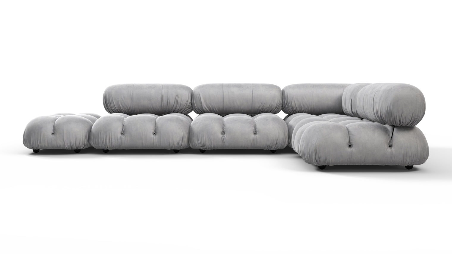 STYLISH SECTIONAL | With the Belia’s sectional design, you can create a sofa that suits your space. The soft curves of each carefully crafted cushion create a luxurious and comfortable seat for the ultimate in stylish comfort.
