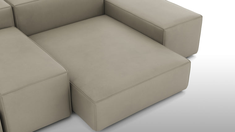 Customizable Configuration | The Extrasoft Sofa is highly adaptable to your unique needs and space. With a variety of modular components, you can tailor the sofa to suit your room's layout and size. Whether you prefer a spacious sectional, a cozy loveseat, or an expansive lounge, this sofa can be configured to match your vision.
