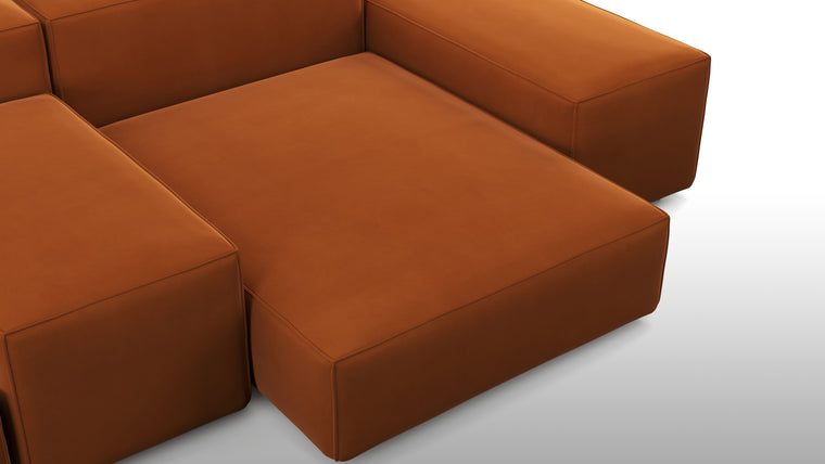 Customizable Configuration | The Extrasoft Sofa is highly adaptable to your unique needs and space. With a variety of modular components, you can tailor the sofa to suit your room's layout and size. Whether you prefer a spacious sectional, a cozy loveseat, or an expansive lounge, this sofa can be configured to match your vision.
