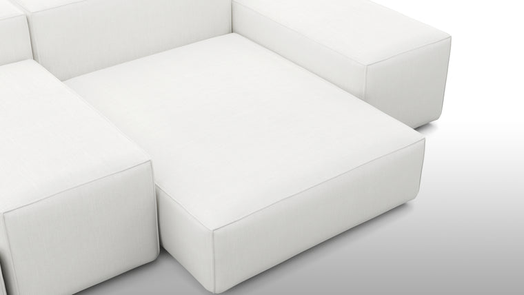 Customizable Configuration | The Extrasoft Sofa is highly adaptable to your unique needs and space. With a variety of modular components, you can tailor the sofa to suit your room's layout and size. Whether you prefer a spacious sectional, a cozy loveseat, or an expansive lounge, this sofa can be configured to match your vision.
